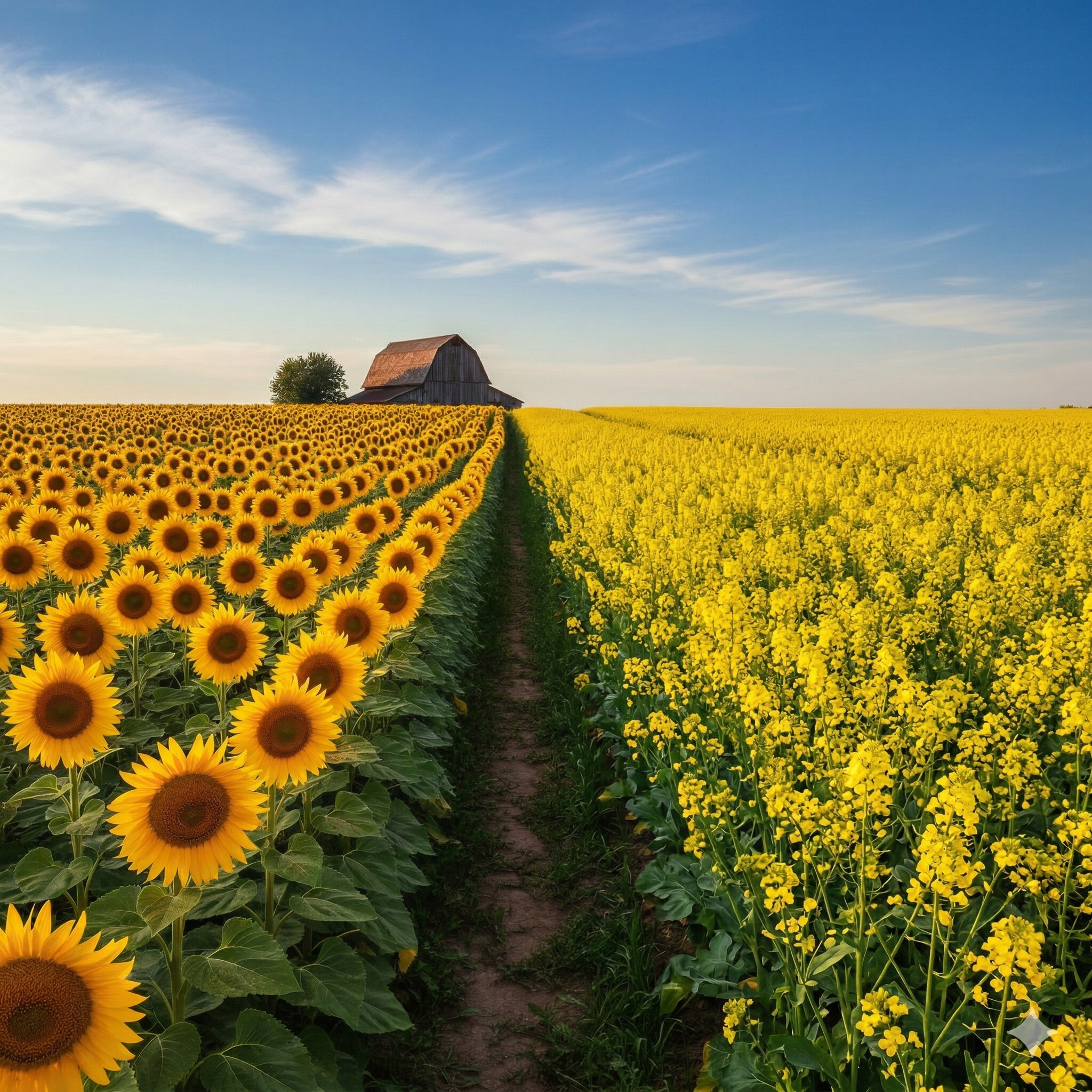 Crystolia — sunflower and canola fields